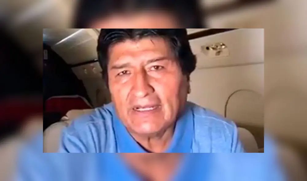 Evo Morales, expresidente de Bolivia. Foto: captura de pantalla.