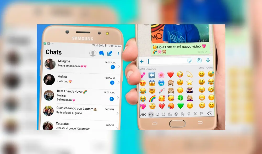Existe un sencillo truco para cambiar la apariencia de WhatsApp en tu Android para que luzca como si estuvieras utilizando un iPhone y aquí te lo enseñamos. Foto: Captura. Existe un sencillo truco para cambiar la apariencia de WhatsApp en tu Android para que luzca como si estuvieras utilizando un iPhone y aquí te lo enseñamos. Foto: Captura.