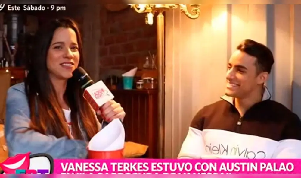 Austin Palao coquetea con Vanessa Terkes: “¿Tú crees que beso bien?” Austin Palao coquetea con Vanessa Terkes: “¿Tú crees que beso bien?”