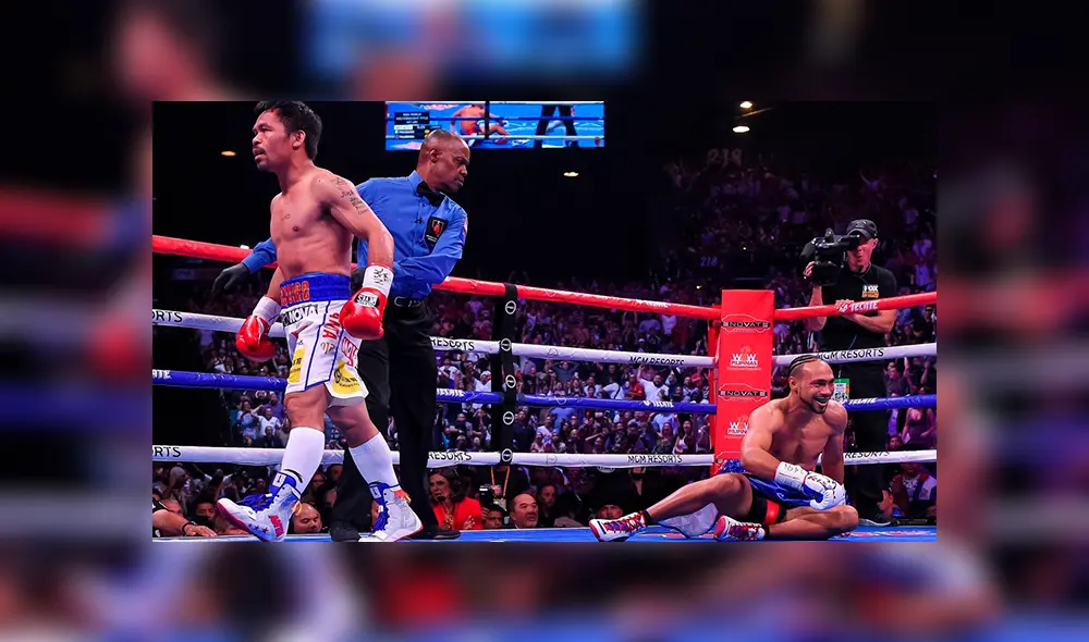 El filipino de 40 años le dio una gran lección de boxeo a su rival. Créditos: AFP