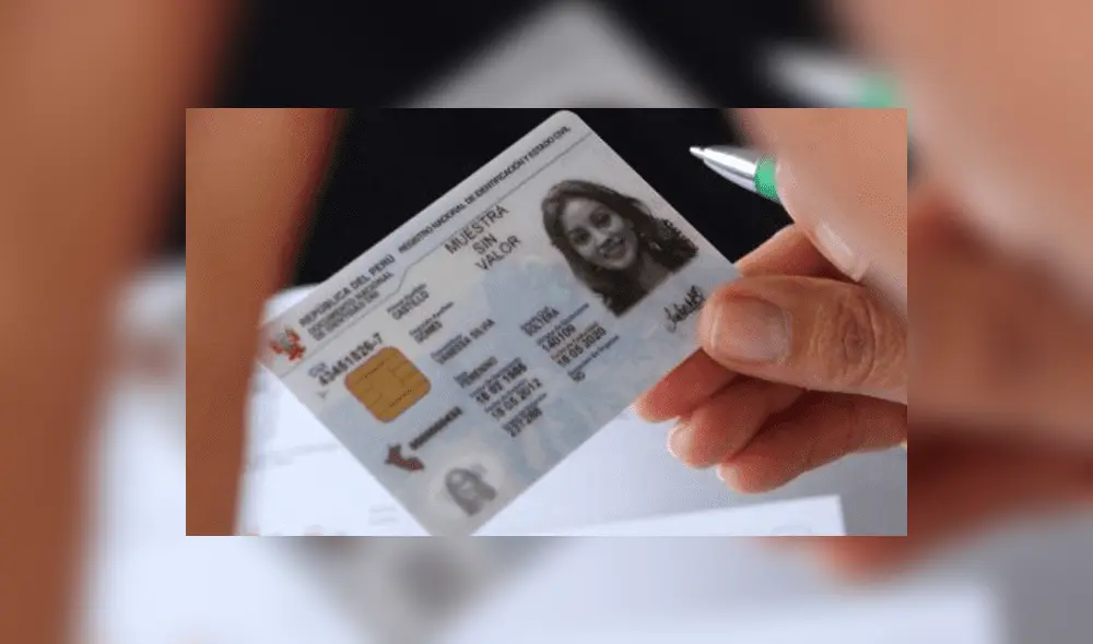 El DNI elécronico cuenta con medidas de seguridad. Foto: Reniec