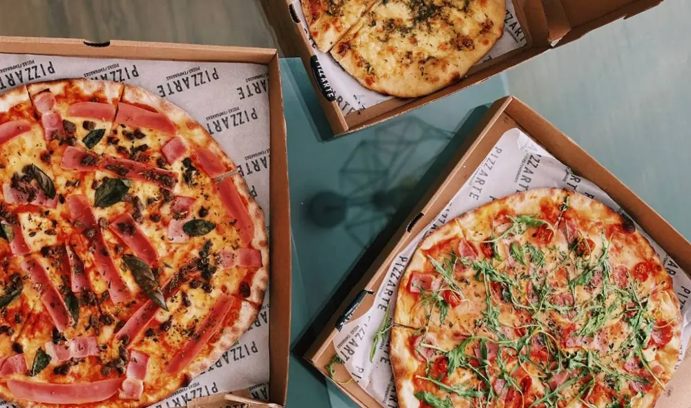 Pizzarte ofrece pizzas saludables hechas en un horno con base de piedra. Foto: Pizzarte