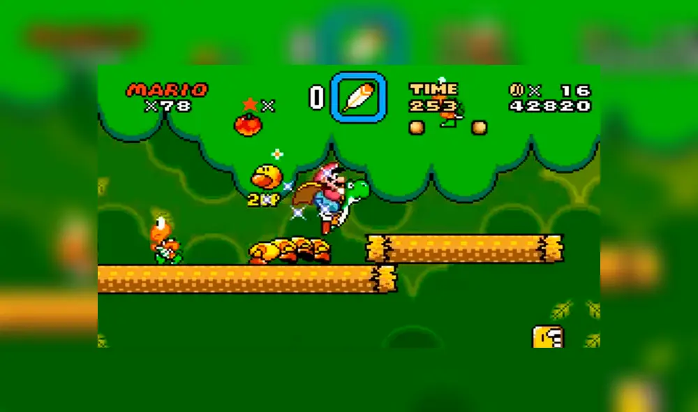 En el primer nivel del mundo Forest of Illusion.