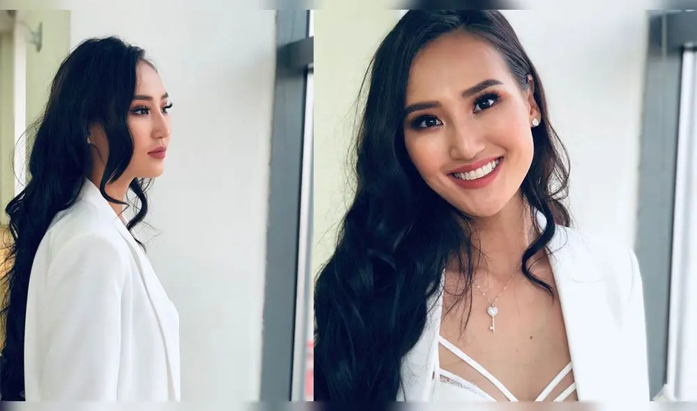 Miss Mongolia Gunzaya Victoria es embajadora del “Movimiento No Amiga” contra el acoso cibernético.