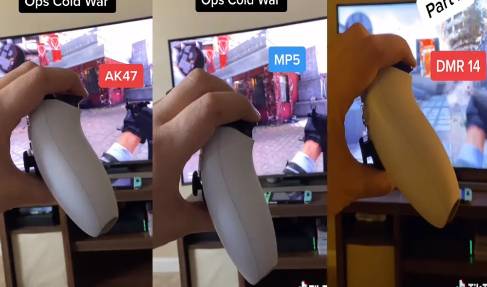 El mando de PS5 cuenta con opciones bastante curiosas. Foto: captura de TikTok