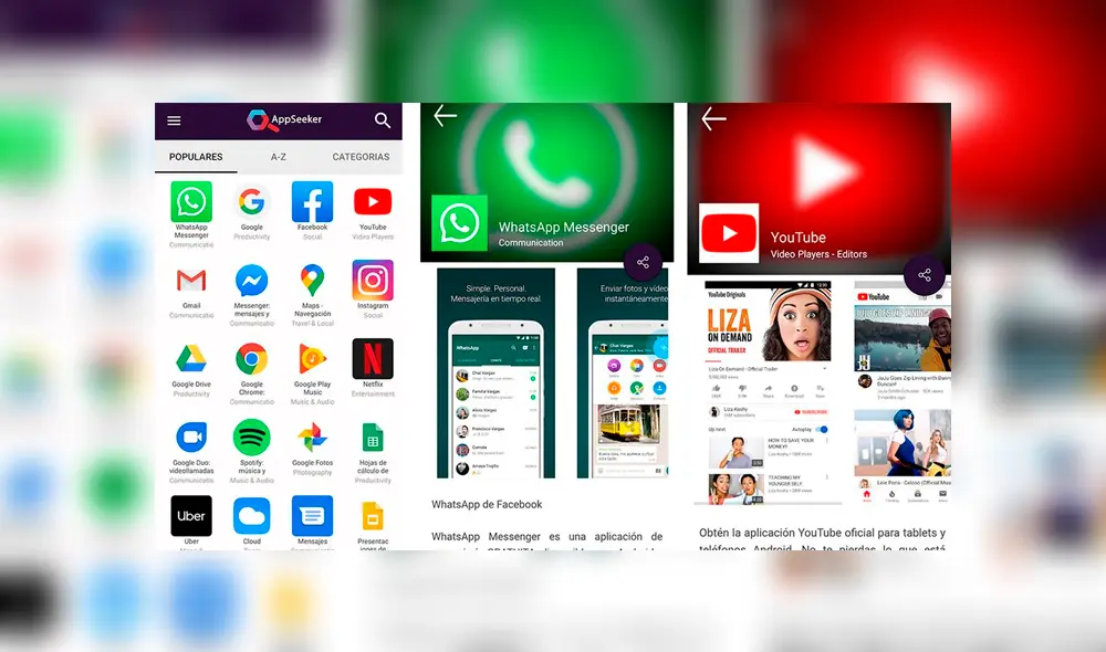 La aplicación te redirige a los sitios oficiales para descargar las APK de forma segura y rápida. La aplicación te redirige a los sitios oficiales para descargar las APK de forma segura y rápida.