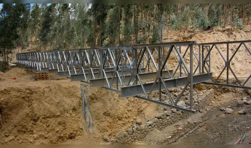Instalarán puentes en localidades de La Libertad. Instalarán puentes en localidades de La Libertad.