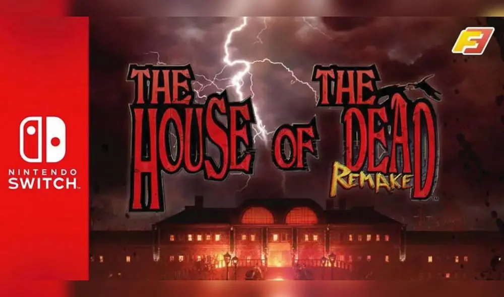 Portada del Remake de The House of the Dead para Nintendo Switch. Foto: multianime Portada del Remake de The House of the Dead para Nintendo Switch. Foto: multianime