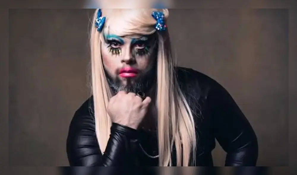 La drag queen con síndrome de Down que conmueve al mundo. Foto: Captura. La drag queen con síndrome de Down que conmueve al mundo. Foto: Captura.