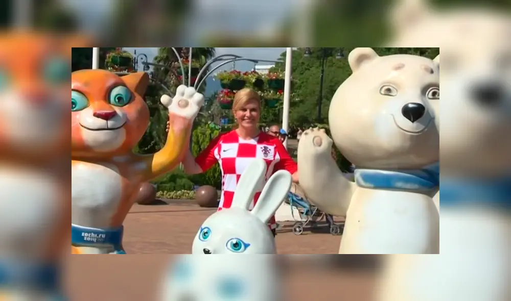 Presidenta de Croacia que asistió al Mundial tuvo gesto que todos aclaman Presidenta de Croacia que asistió al Mundial tuvo gesto que todos aclaman