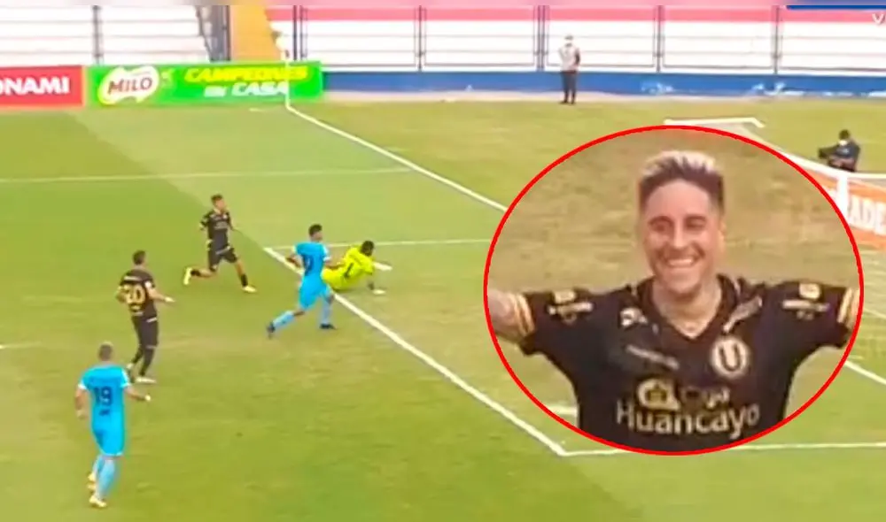 Alejandro Hohberg anotó el segundo tanto del encuentro. Foto: captura Gol Perú