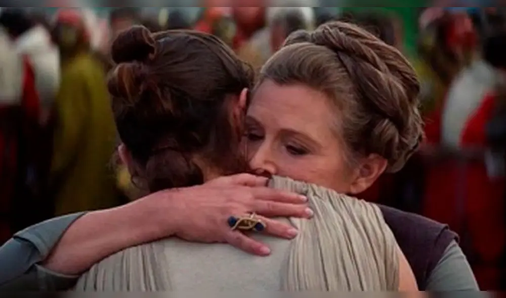 Star Wars recrea escenas de Leia. Créditos: Difusión Star Wars recrea escenas de Leia. Créditos: Difusión