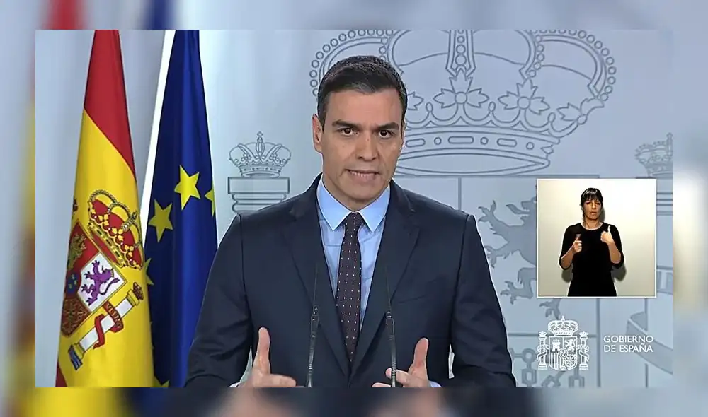 Sánchez pide "valentía" a los españoles porque llegan "días muy críticos". Foto: EFE. Sánchez pide "valentía" a los españoles porque llegan "días muy críticos". Foto: EFE.