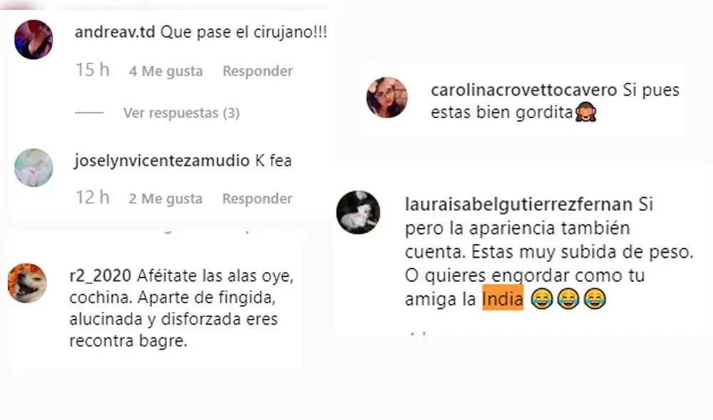 Daniela Darcourt en Instagram Daniela Darcourt en Instagram