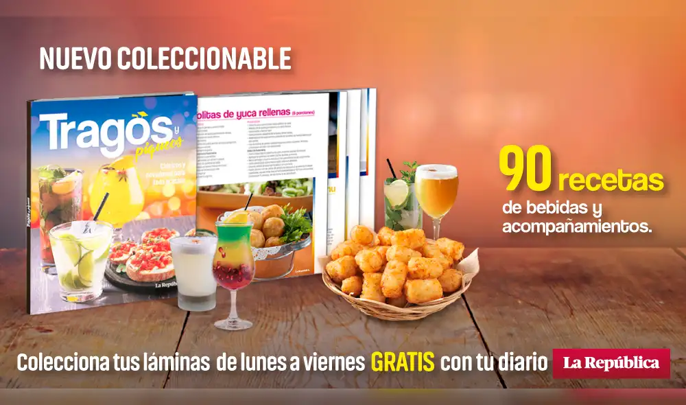 La República presenta el nuevo coleccionable "Tragos y piqueos"