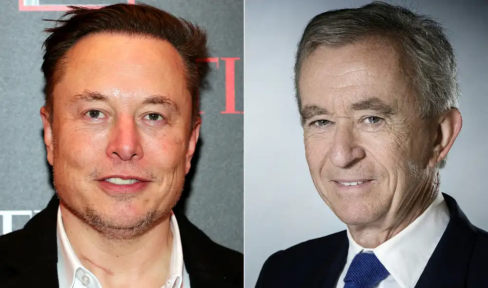 Bernard Arnault tiene 10.000 millones de dólares más que el dueño de Tesla y Twitter. Foto: AFP