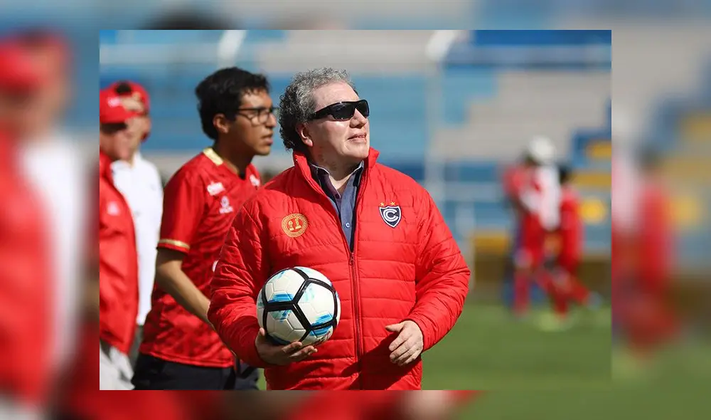 El presidente del Comité de Apoyo Empresarial al Club Cienciano, Juvenal Farfán