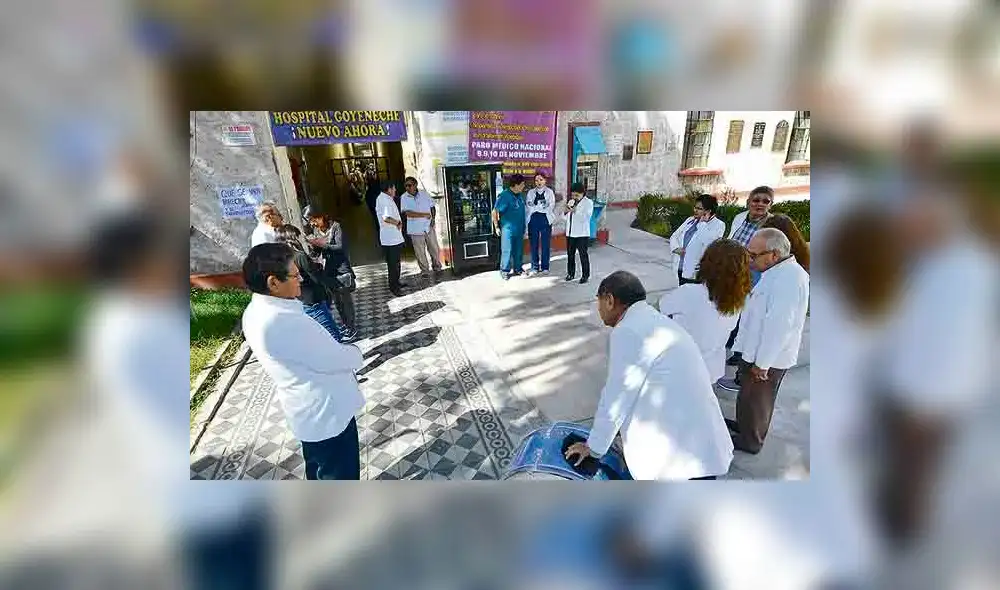 Arequipa: Mil 200 pacientes dejarán de ser atendidos a diario por huelga de los médicos