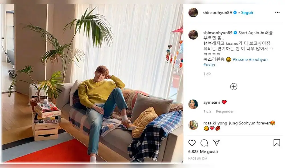 UKISS: Soohyun pidió apoyo para su nuevo álbum en Instagram. UKISS: Soohyun pidió apoyo para su nuevo álbum en Instagram.