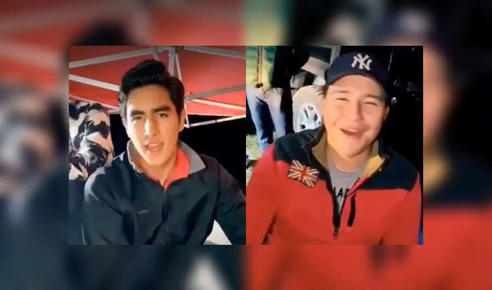 Los jóvenes no dudaron en demostrar sus dotes musicales para recrear 'Tusa'. Foto: Captura.