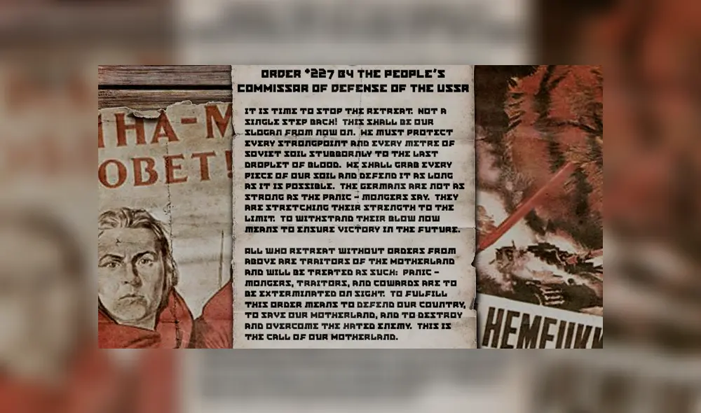 La Orden No. 227 en Call of Duty (2003).