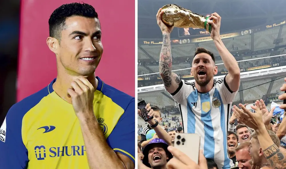 Cristiano Ronaldo y Lionel Messi acabaron el año 2022 de maneras muy distintas. Foto: EFE Cristiano Ronaldo y Lionel Messi acabaron el año 2022 de maneras muy distintas. Foto: EFE