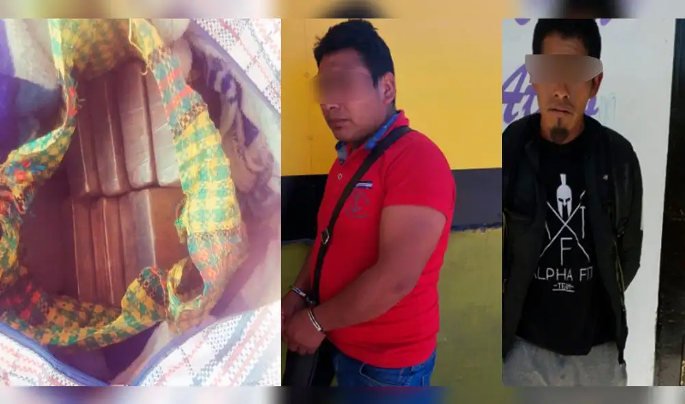 Incautan 18 kilos de droga en Terminal Terrestre de Arequipa con destino a Bolivia