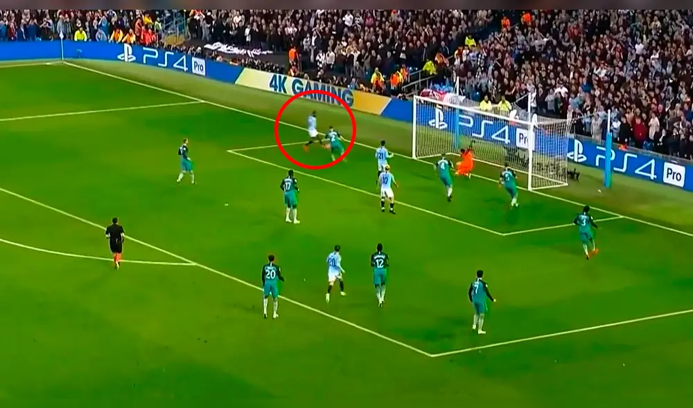 Manchester City vs Tottenham: doblete de Sterling, solo la tuvo que empujar para el 3-2 [VIDEO]