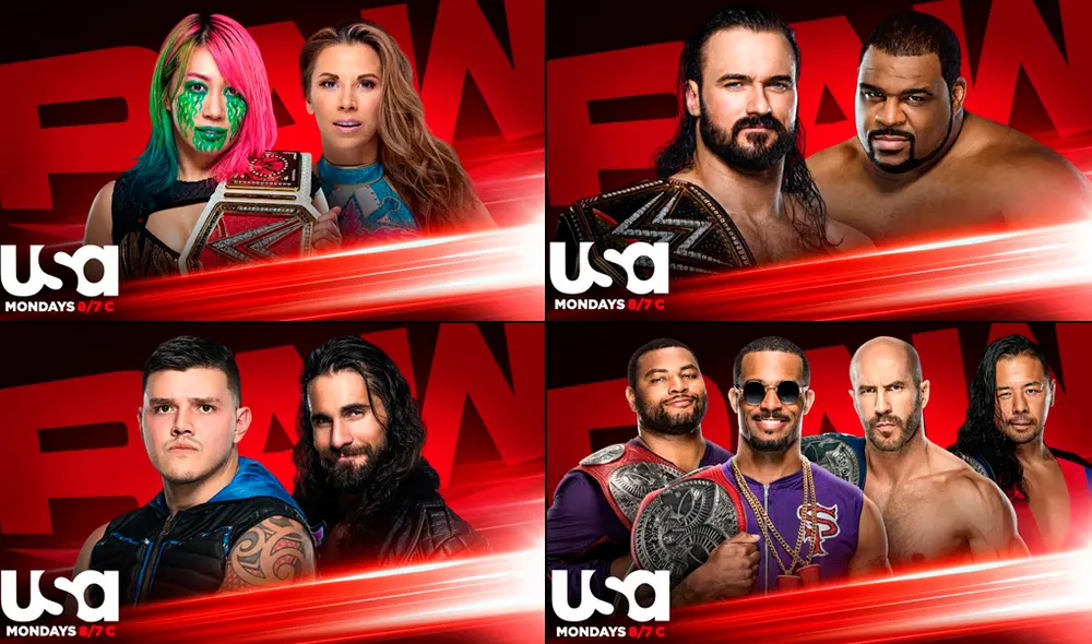 WWE RAW EN VIVO HOY previo a Clash of Champions 2020. Foto: WWE/Composición WWE RAW EN VIVO HOY previo a Clash of Champions 2020. Foto: WWE/Composición