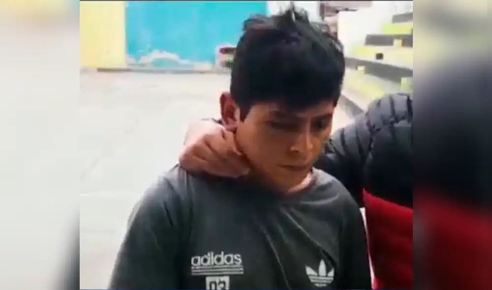 El sujeto tienen 22 años de edad. (Foto: Captura video)