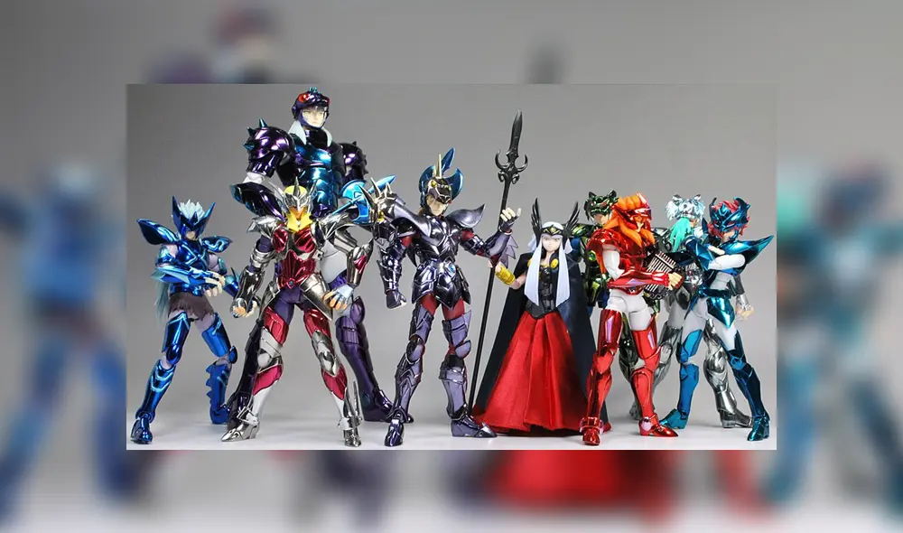 Figuras Myth Cloth de Hilda de Polaris y los Dioses Guerreros. Foto: Captura.