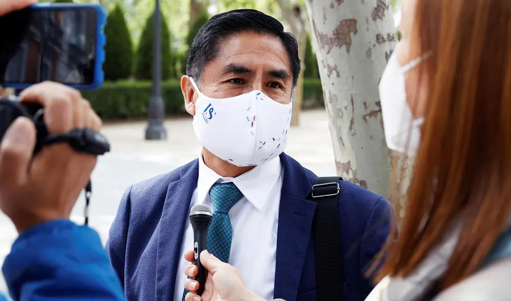 César Hinostroza es investigado como uno de los presuntos cabecillas de Los Cuellos Blancos del Puerto. Foto: EFE