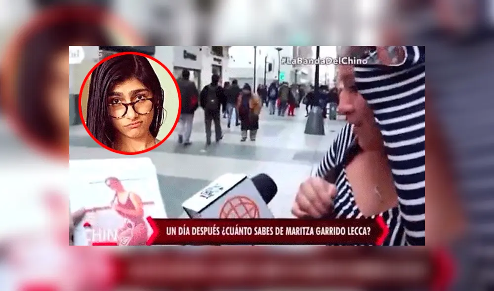 Joven confunde a Maritza Garrido Lecca con Mia Khalifa [VIDEO]