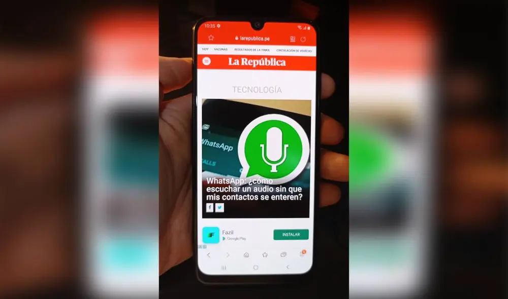 Probamos el Samsung Galaxy M31 y estas son nuestras impresiones. Foto: Benjamin Marcelo/La República