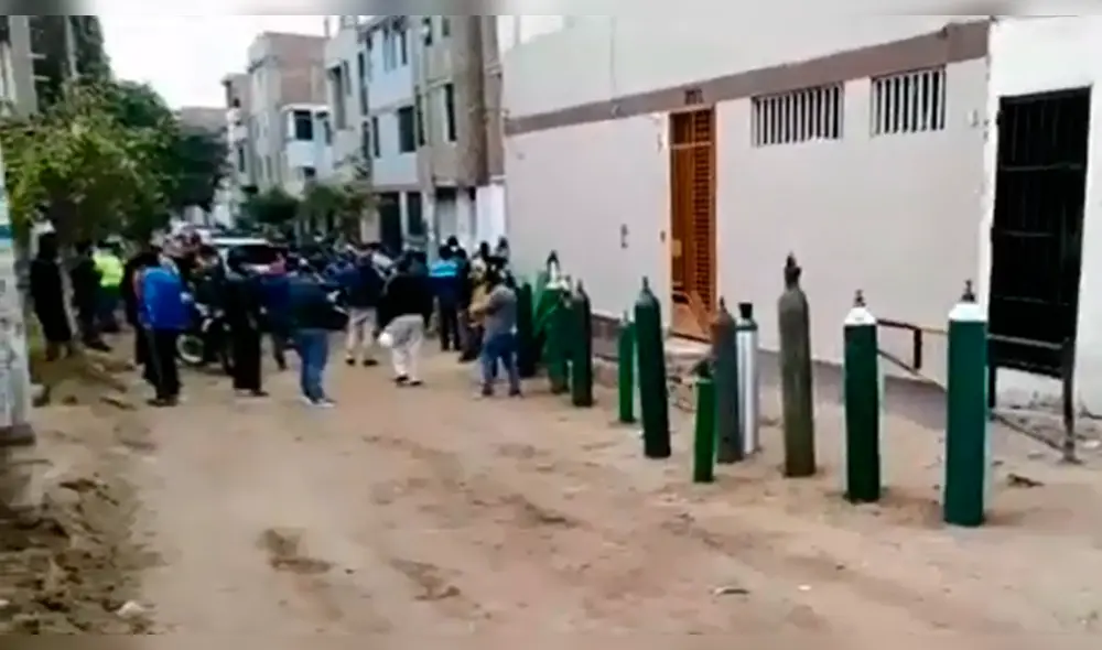 Trujillanos forman largas colas por oxígeno.