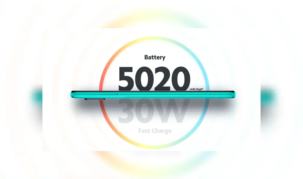El Redmi Note 9 Pro incluye una batería de 5.020 mAh.