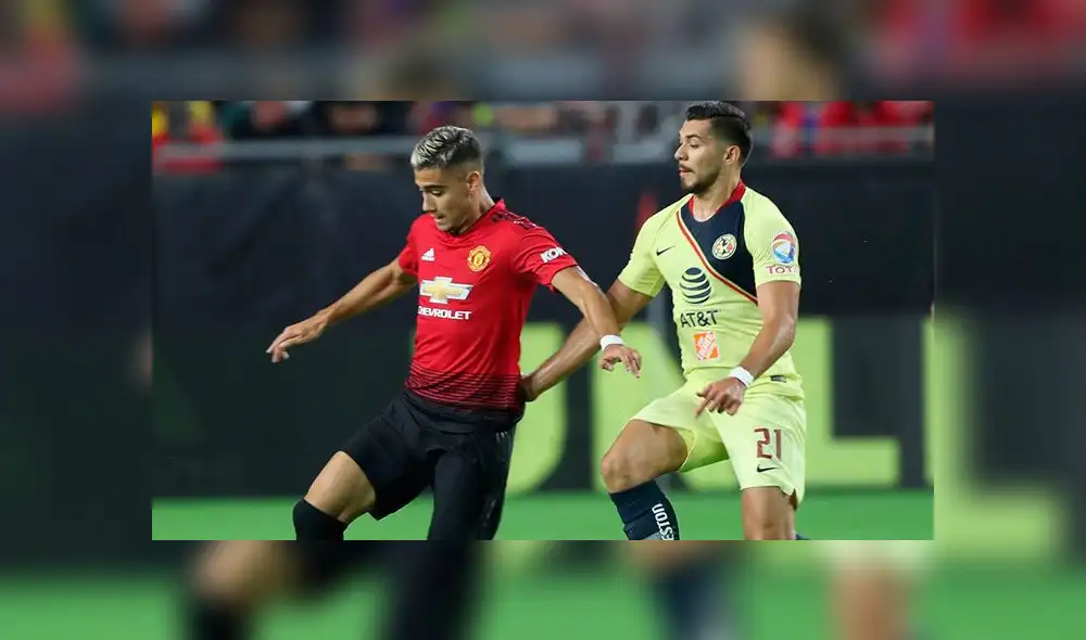 América y Manchester United igualaron 1 a 1 en cojeto jugado en Estados Unidos