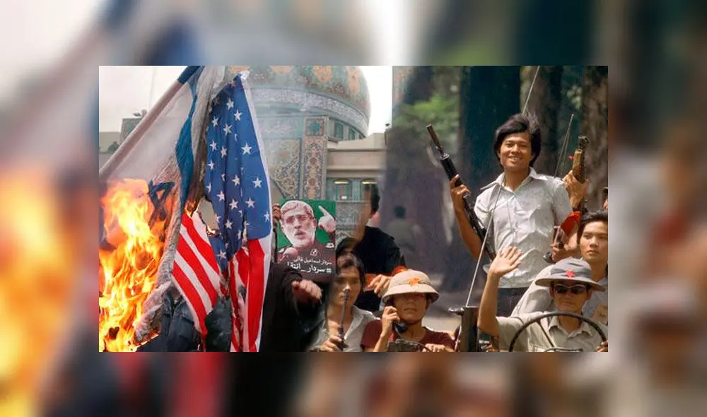 Las autoridades de Irán aseguran que si Estados Unidos no abandona el territorio, vivirán otro Vietnam. Foto: Composición Las autoridades de Irán aseguran que si Estados Unidos no abandona el territorio, vivirán otro Vietnam. Foto: Composición