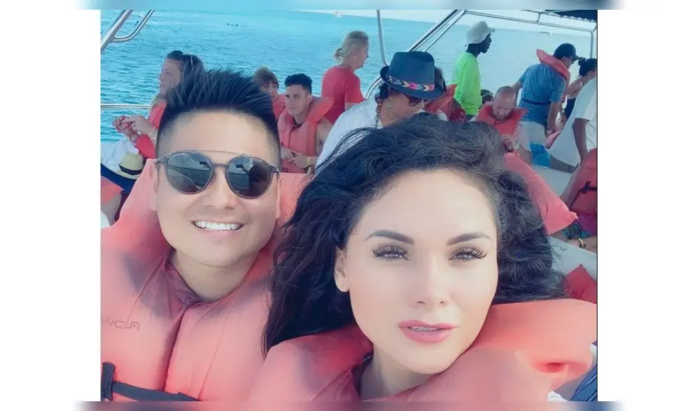 Génesis Tapia y su esposo  Foto: Instagram