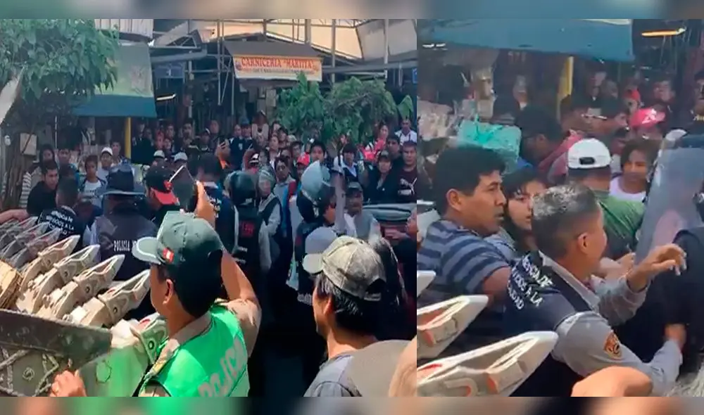 Desalojo de ambulantes en feria del Altiplano termina en violencia. Desalojo de ambulantes en feria del Altiplano termina en violencia.