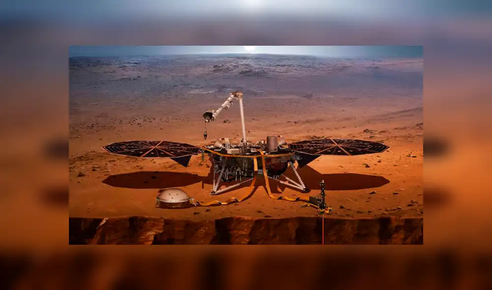 Esta es la primera imagen InSight, la sonda espacial de la NASA que aterrizó en Marte [FOTO]