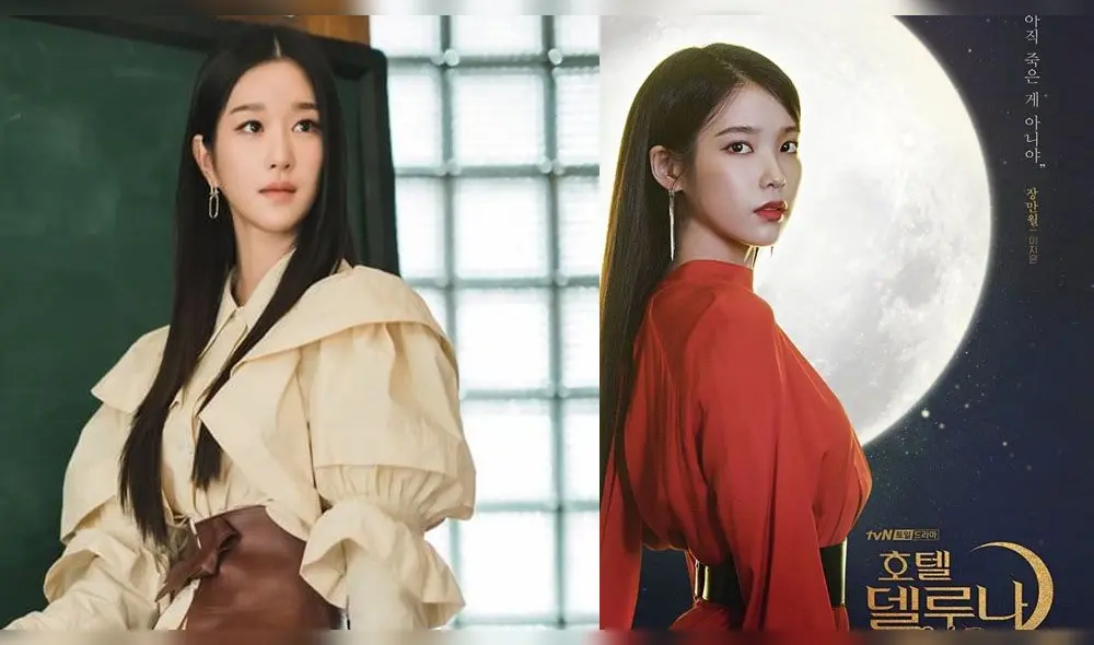 Desliza para ver más fotos de Seo Ye Ji y IU, actrices de It’s okay to not be okay y Hotel del luna. Créditos: tvN