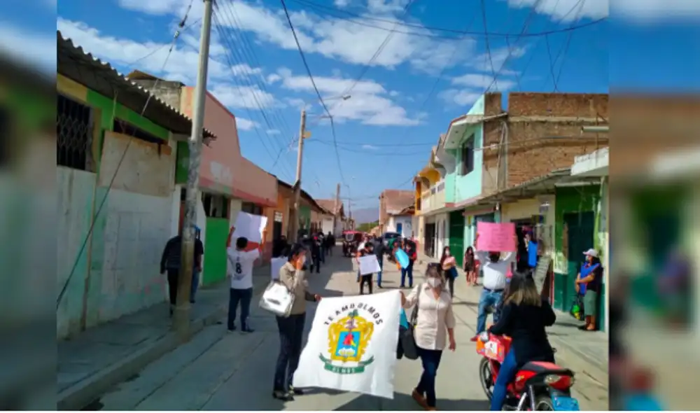 Los pobladores de Olmos exigen ayuda para mejorar sus condiciones de vida. Foto; La República
