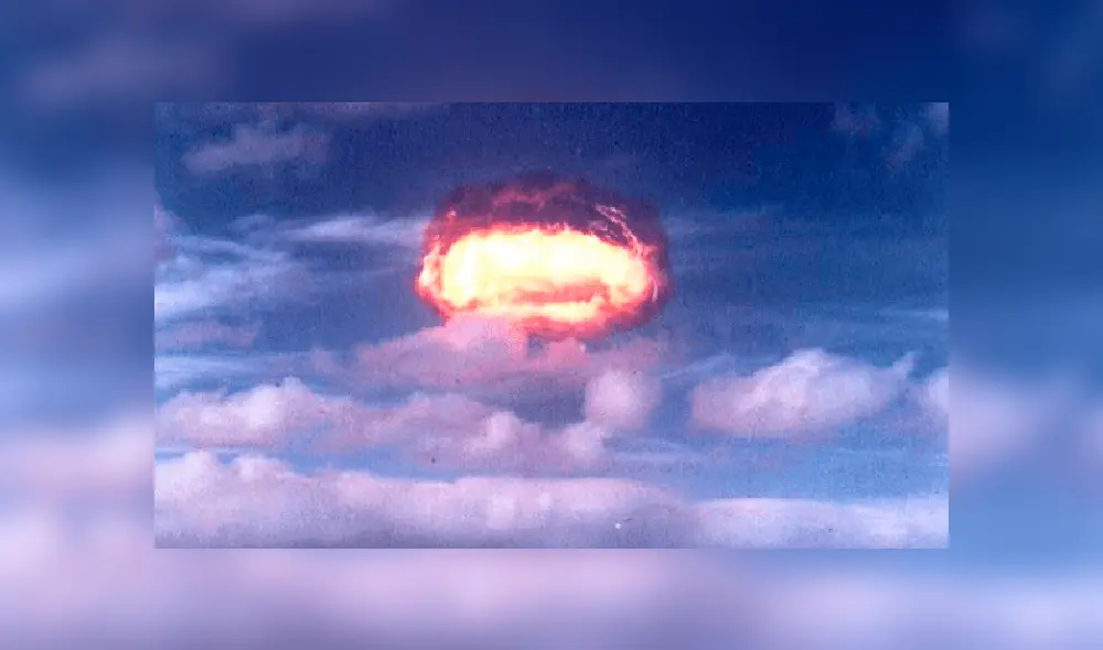 Estados Unidos detonó energía nuclear en el espacio. Foto: Referencial