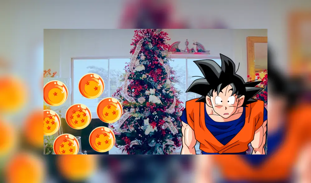 Dragon Ball Super: decoró su árbol de navidad con las esferas del dragón y remece Facebook [FOTO]