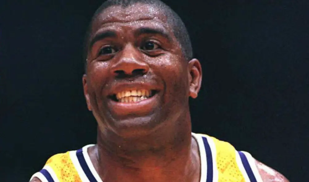Magic Johnson fue uno de los más grandes jugadores de Los Angeles Lakers. (Créditos: AFP)