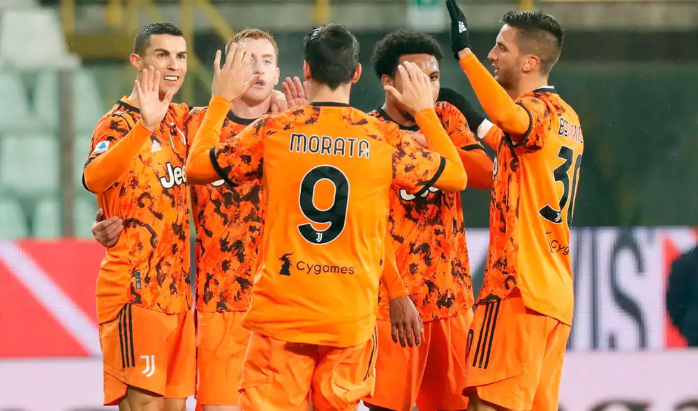 Juventus goleó 4-0 a Parma por la jornada 13 de la Serie A de Italia. Foto: EFE