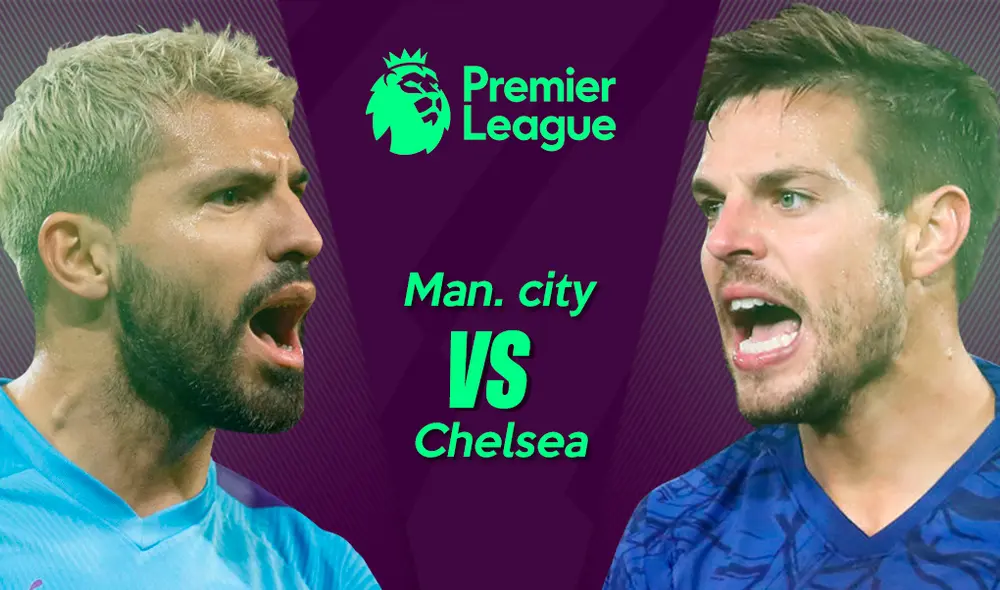 Manchester City enfrenta al Chelsea por la Premier League.