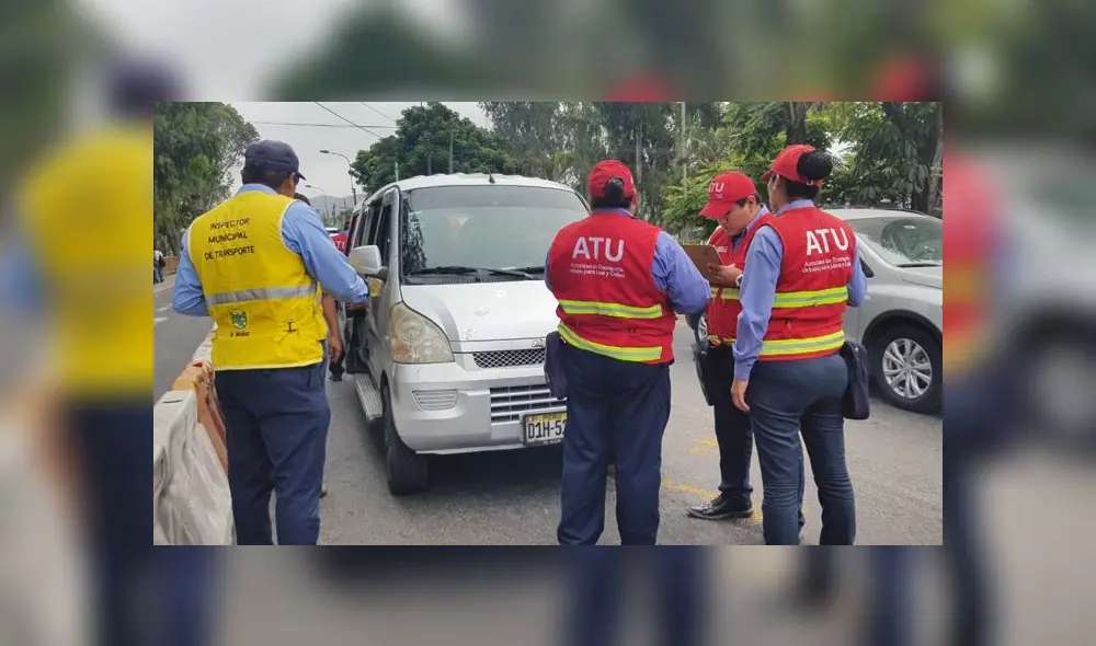 La fiscalización se realizó en el cruce de las avenidas La Molina con Javier Prado.