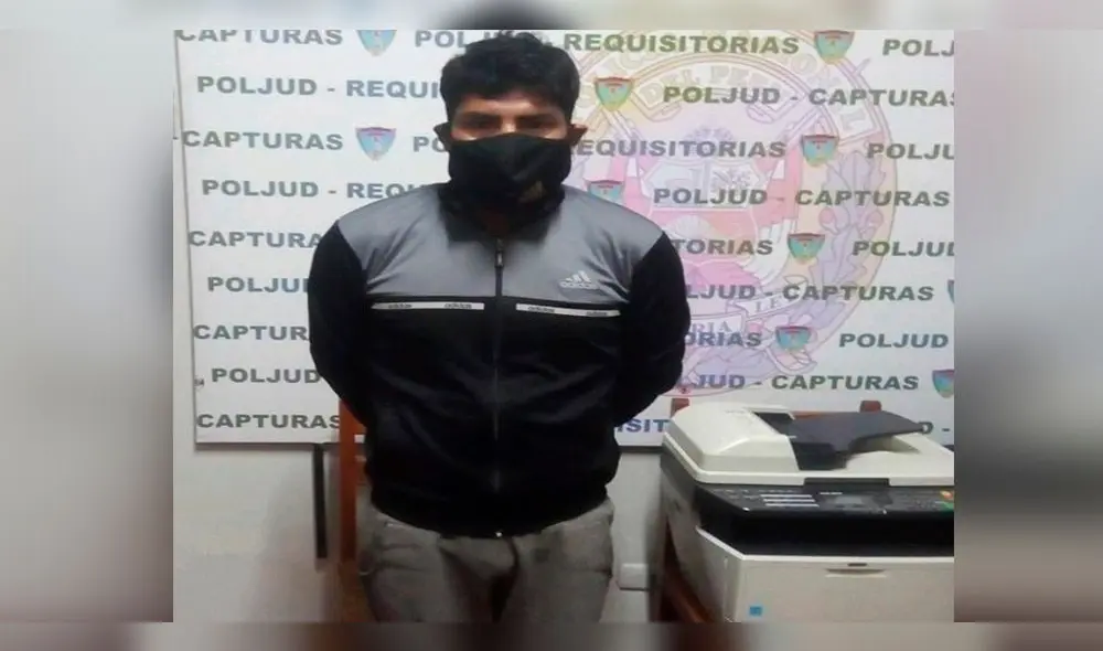 Policía lo capturó mientras caminaba de manera sospechosa por la Vía Expresa en Cusco. Foto: Policía Nacional.